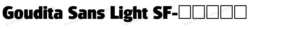 Goudita Sans Light SF字体转换